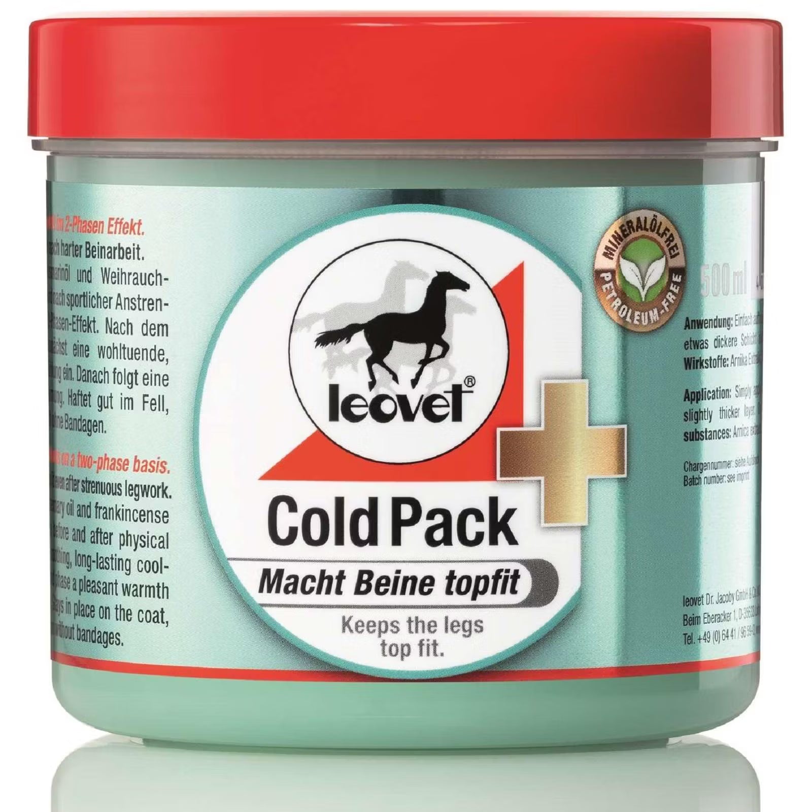 Leovet Cold Pack Gyógyszertári Lósalva, 500 ml