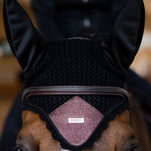 Equestrian Stockholm fülvédő, mahagony glimmer