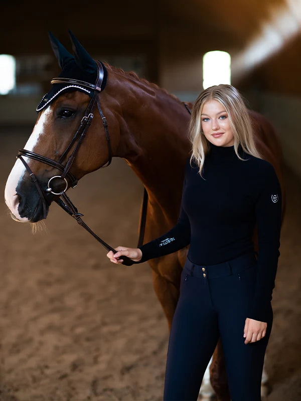 Equestrian stockholm kötöttfelső, navy