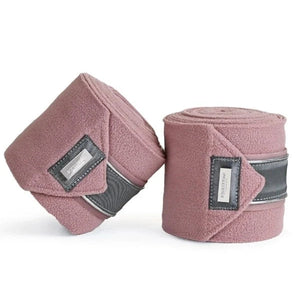 Equestrian Stockholm bandages, pink crystal